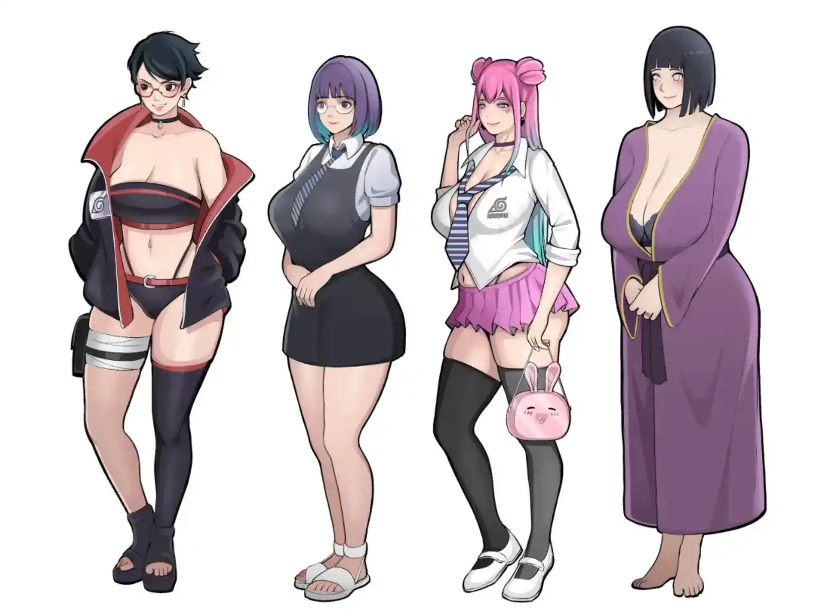 【欧美SLG/AI汉化/同人】木叶熟女0.6 AI汉化版【PC+安卓/3.60G/更新】 内容图 2