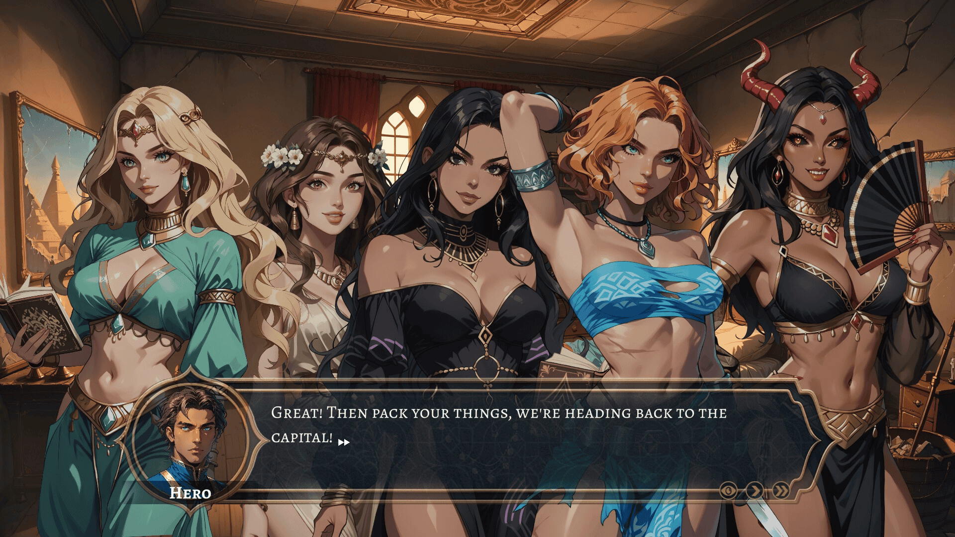 精致SLG【极乐后宫：1001欢愉】v1.0.0 Steam官方中文步兵版 1.3G